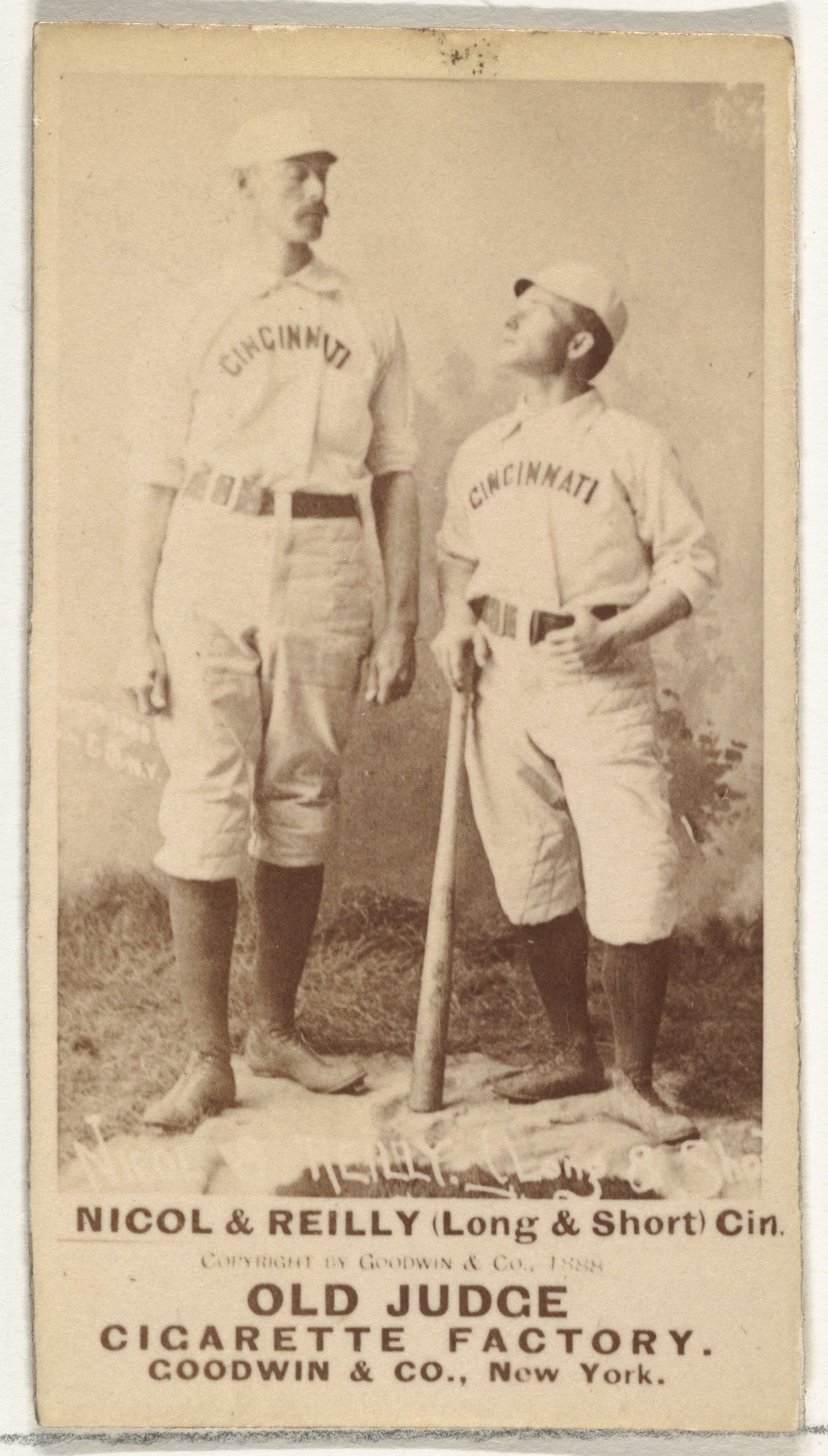 Vintage Cincinnati Baseball Cigarette Card