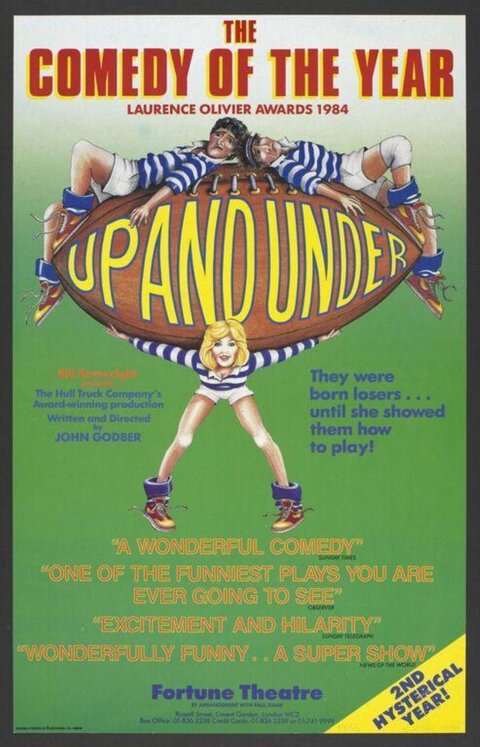 Up and Under Comedy Play Poster