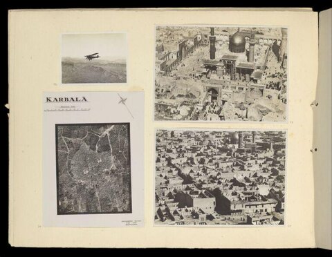 Vintage Karbala Aerial Album Page