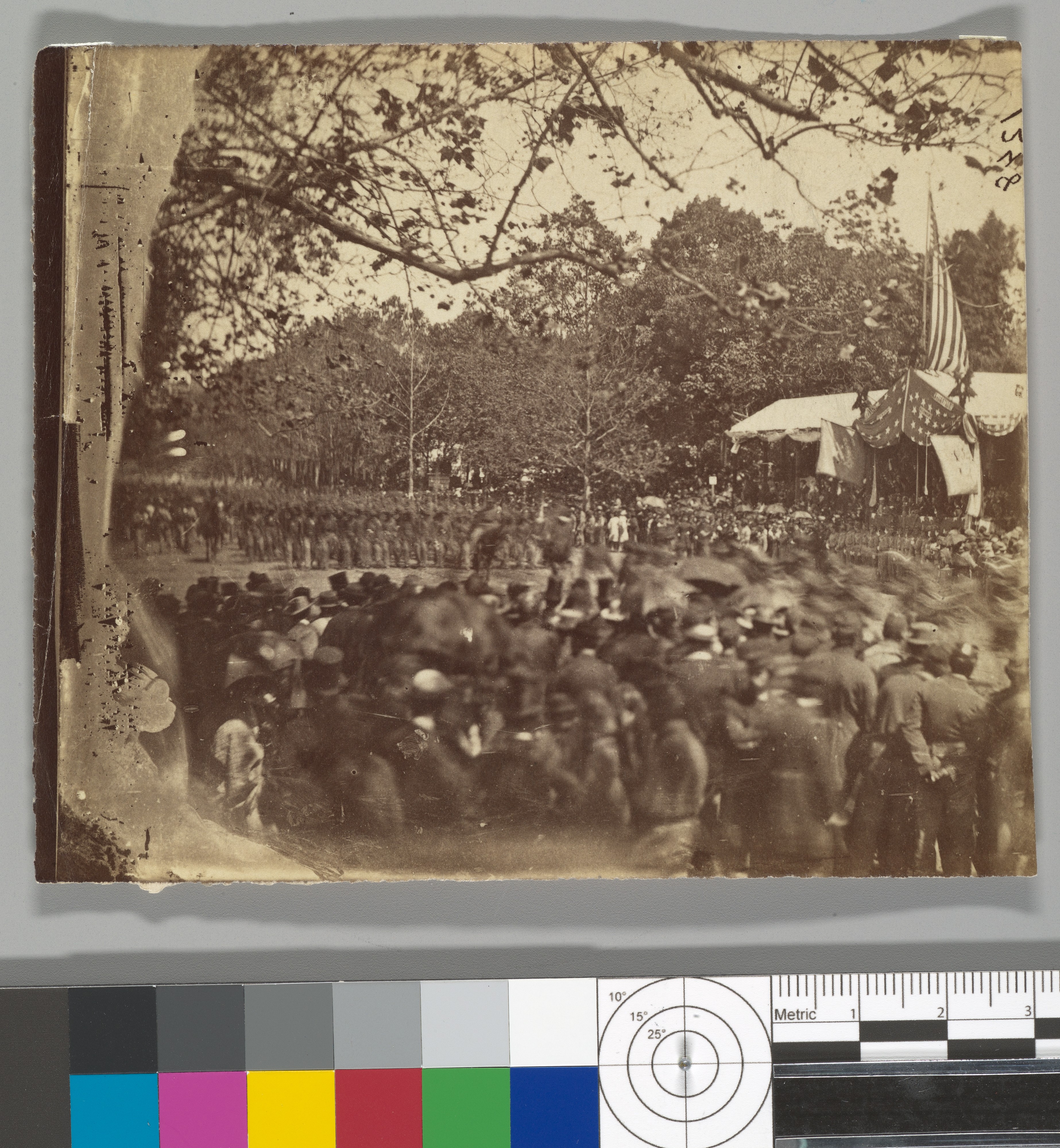 Civil War Era Outdoor Military Gathering