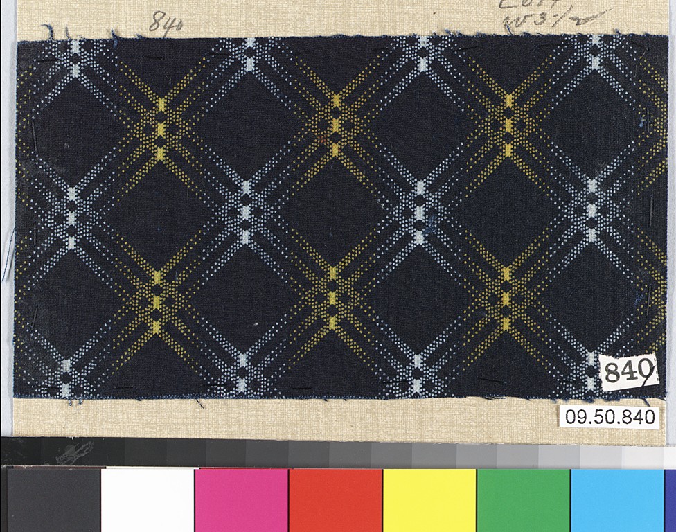 Archived Diamond Plaid Textile Sample
