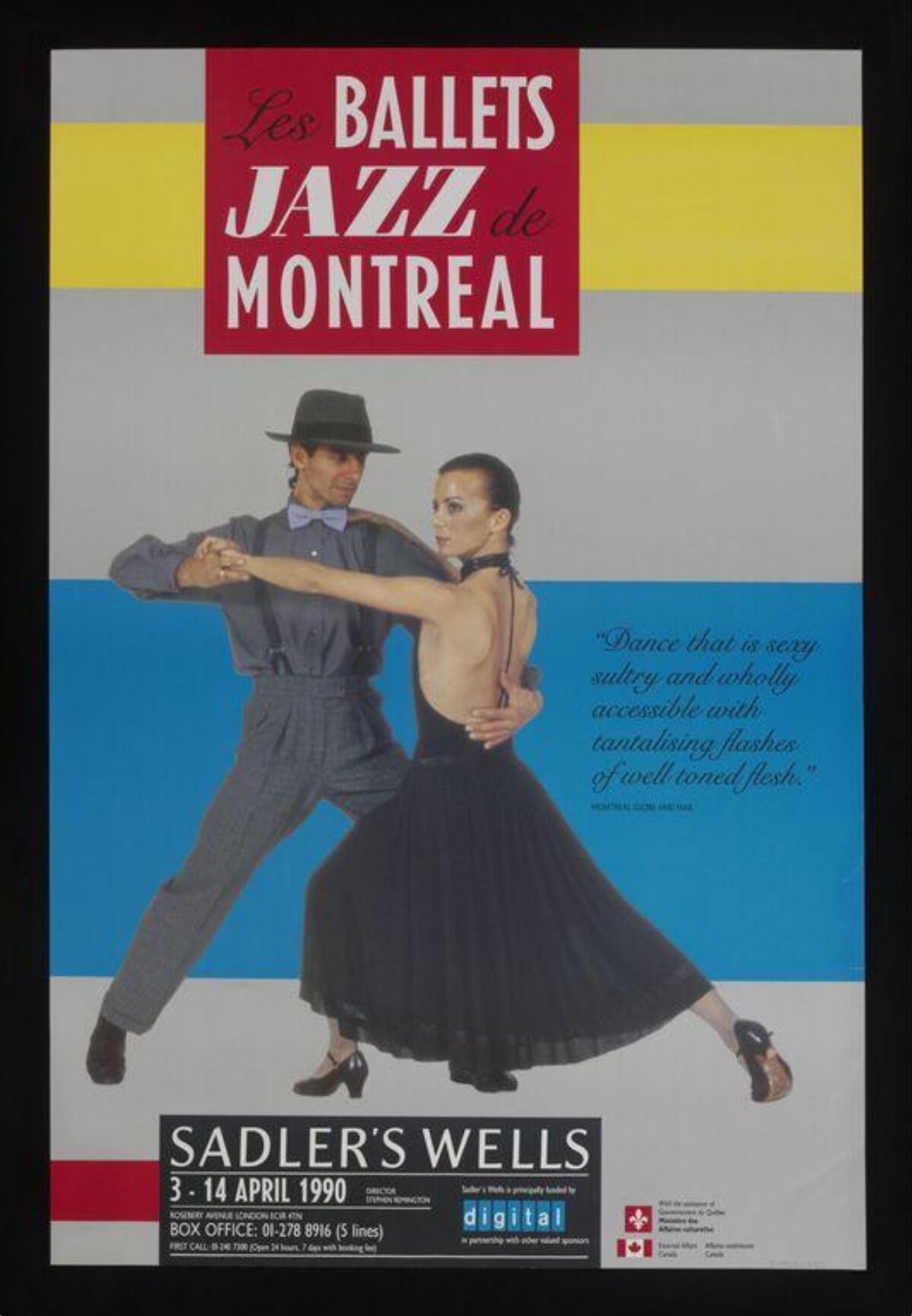 Les Ballets Jazz de Montreal 1990 Poster