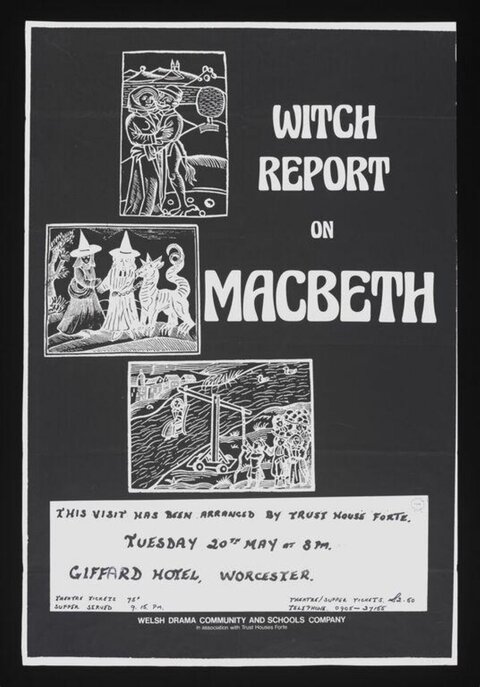Vintage Witch Report on Macbeth Poster