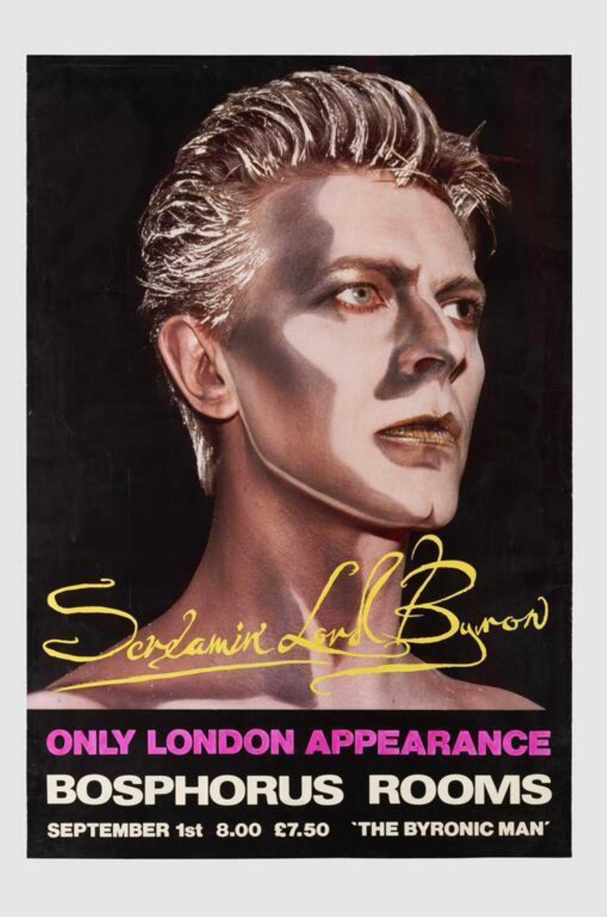Serdamin Lord Byron London Event Poster