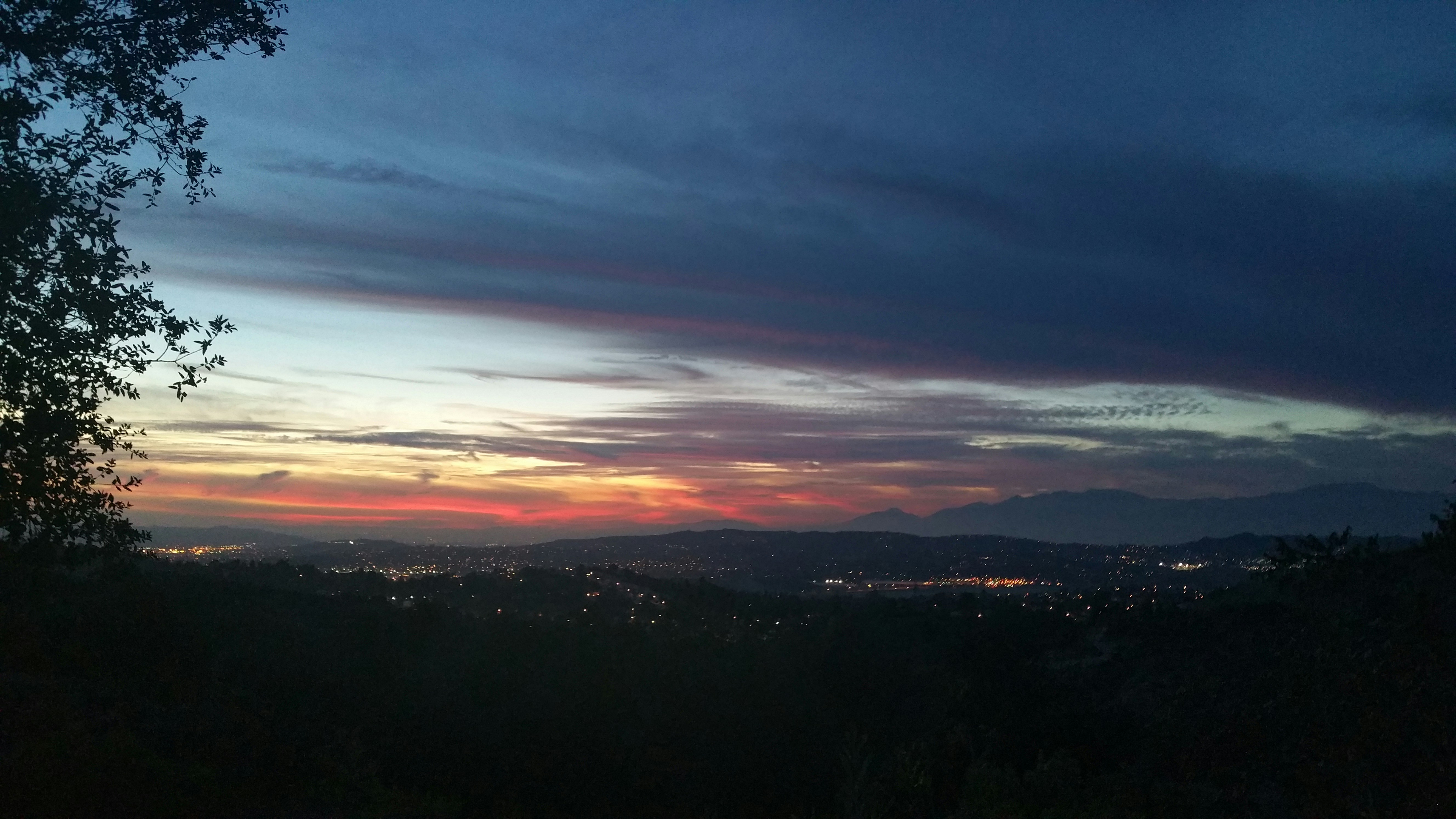 Valley City View at Dusk
