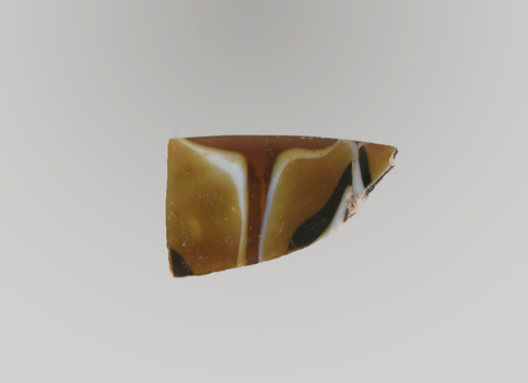 Banded Glass Artifact Fragment