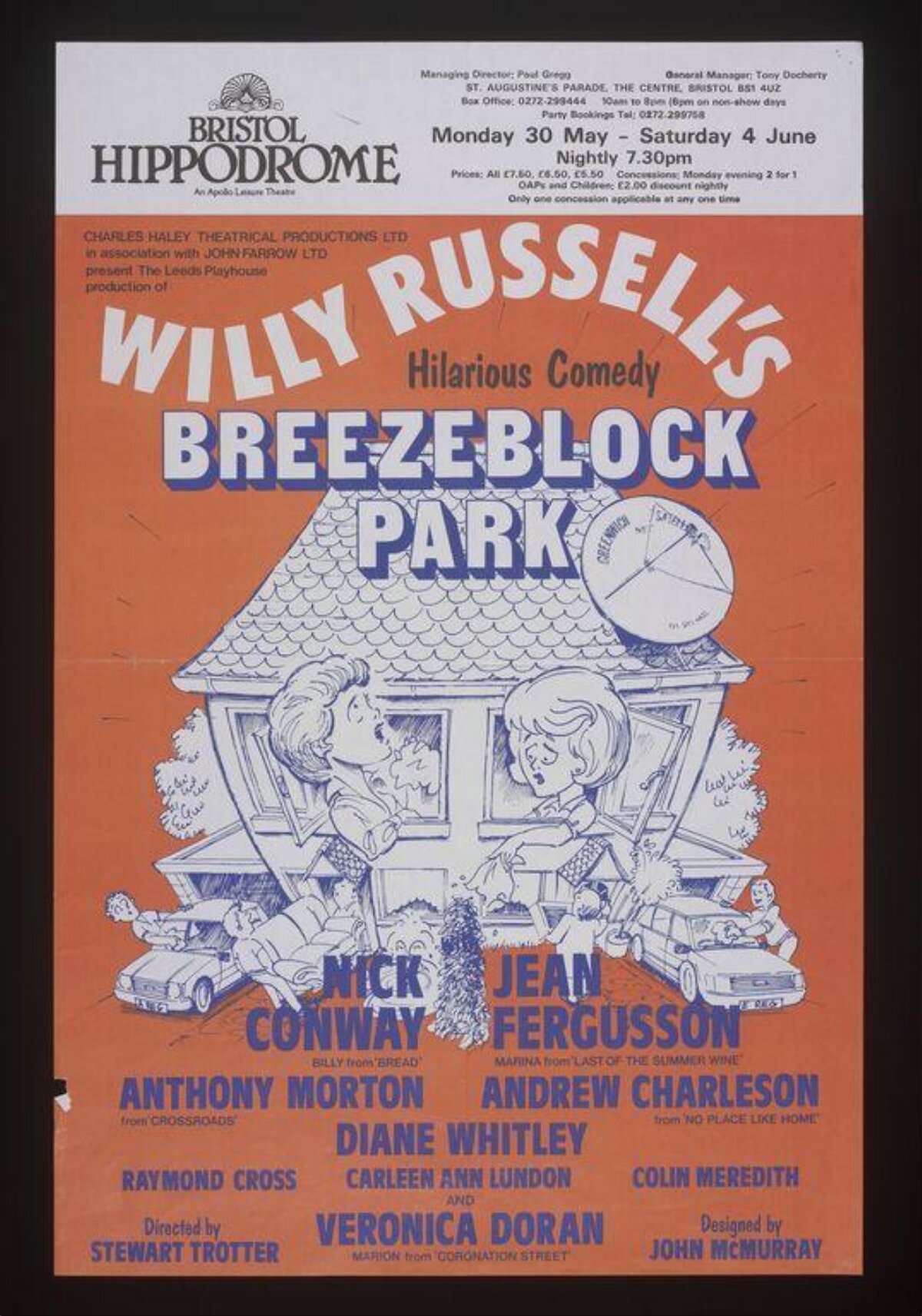 Breezeblock Park Bristol Hippodrome Poster