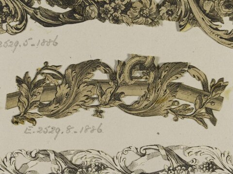 19th Century Engraved Ornament Cuttings