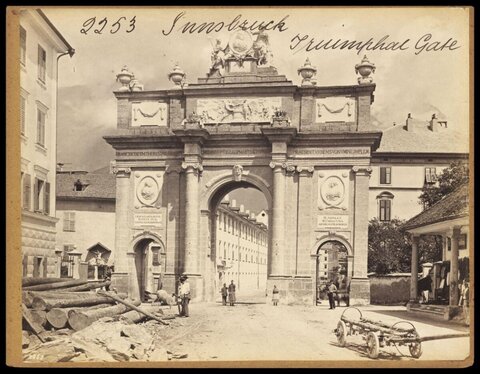 Vintage View of Innsbruck Triumphal Gate