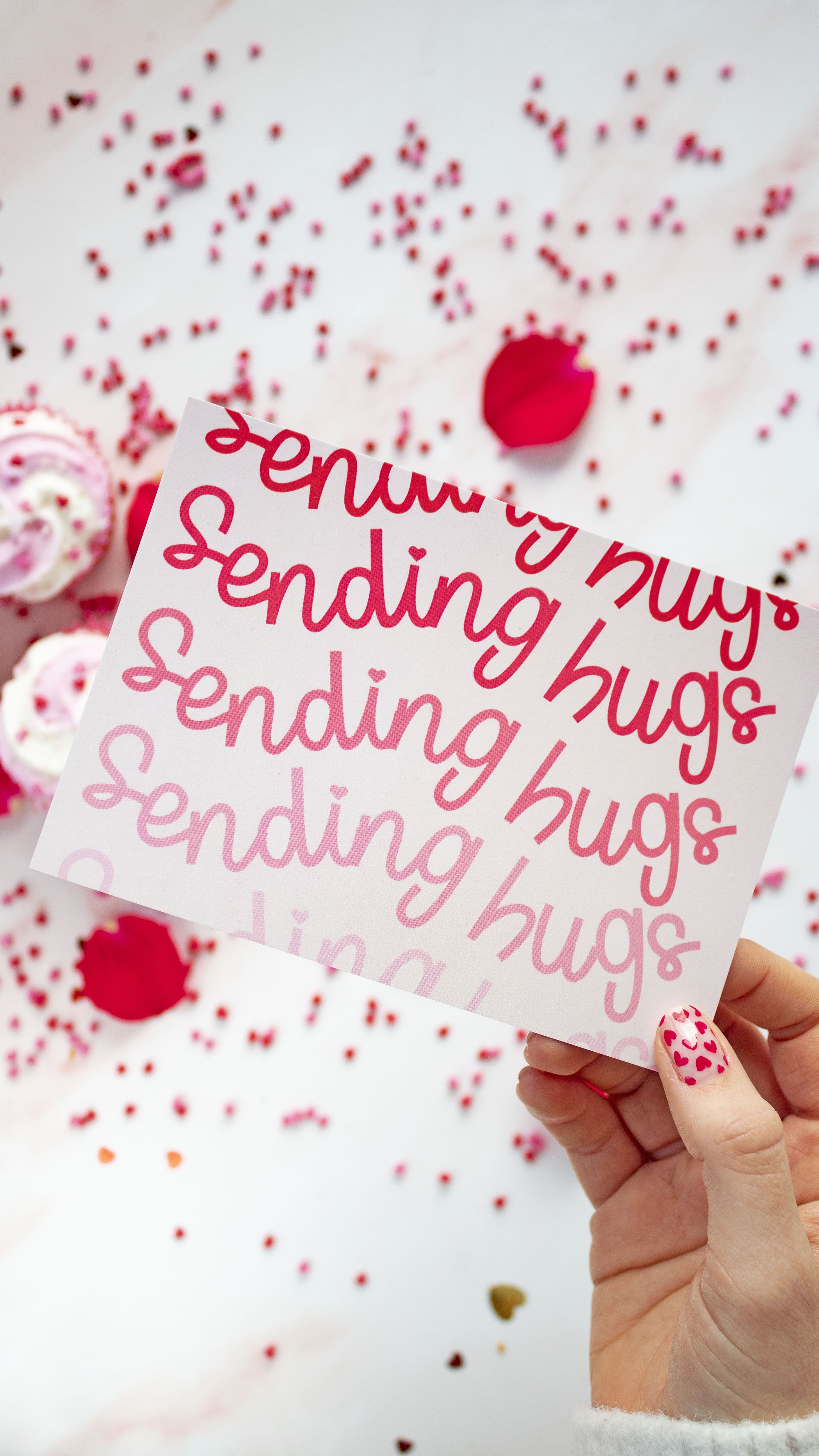 Sending Hugs Greeting Card