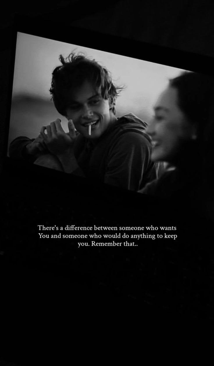 Love Quote with Black and White Couple Photo