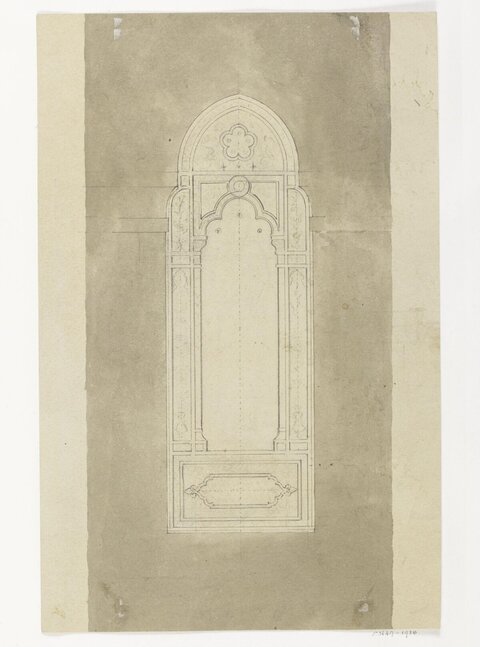 Gothic Arched Doorway Design Sketch