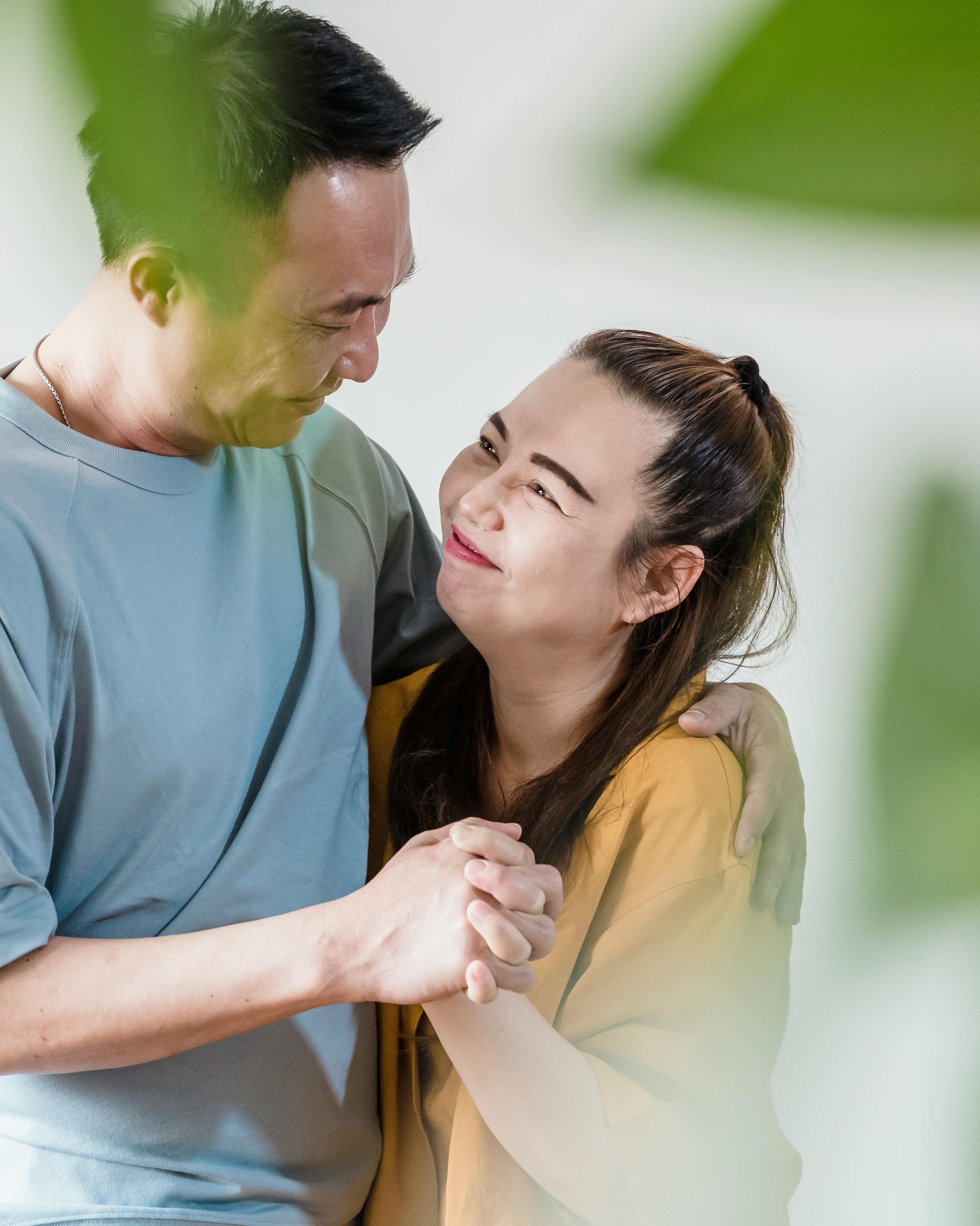 Affectionate Middle-aged Couple