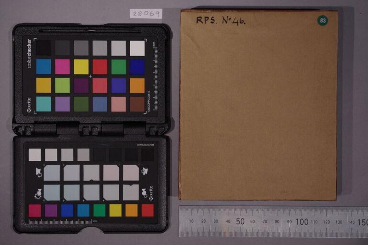 Open color checker and archival envelope — Desktop Backgrounds