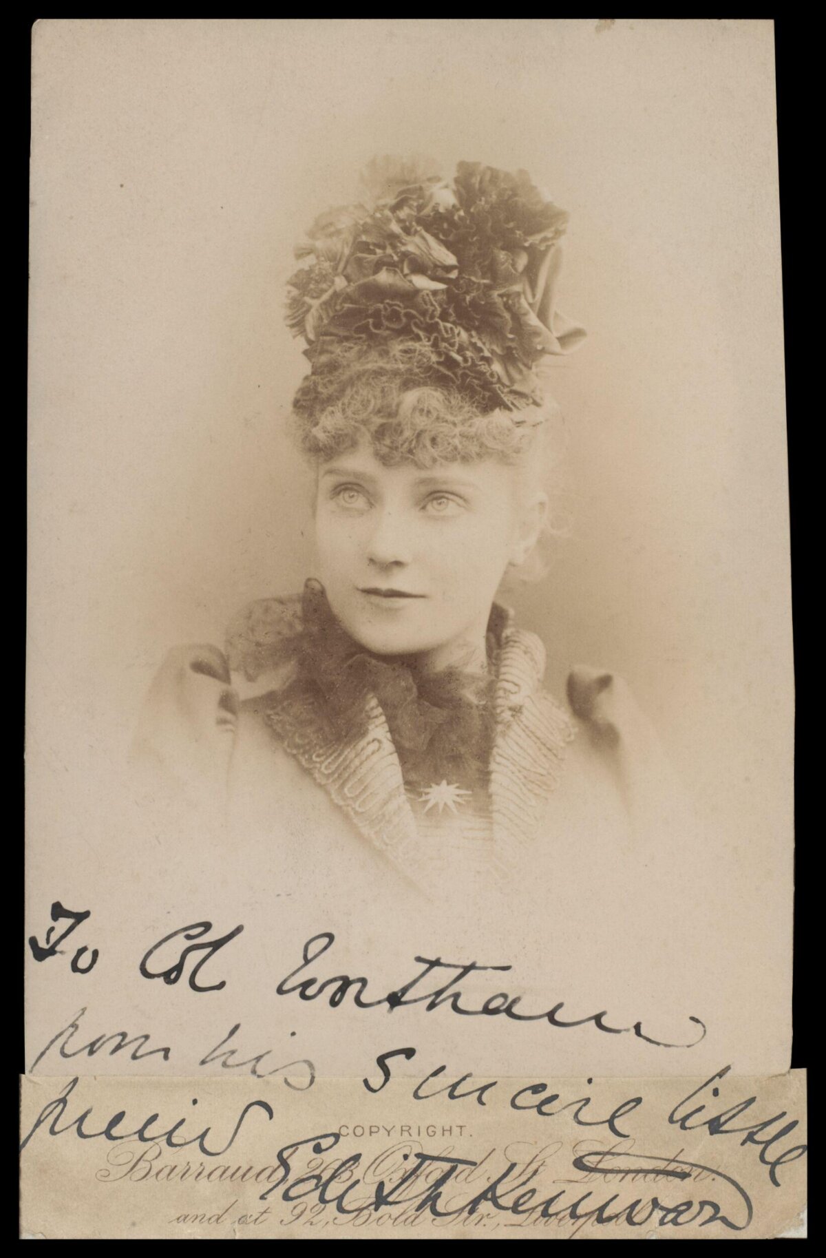 Vintage Signed Portrait Photograph