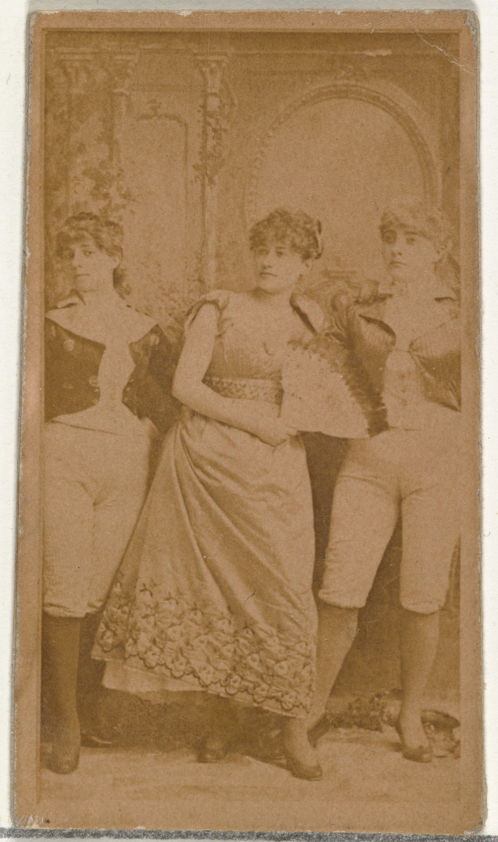 Vintage Photo of Three Stage Performers