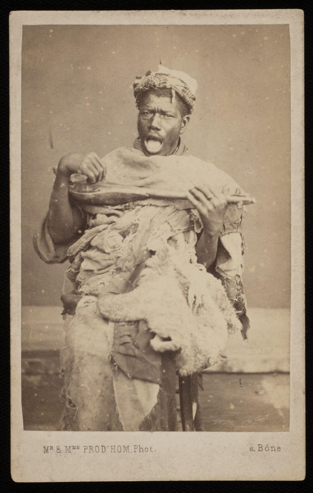 Vintage Studio Portrait of Musician