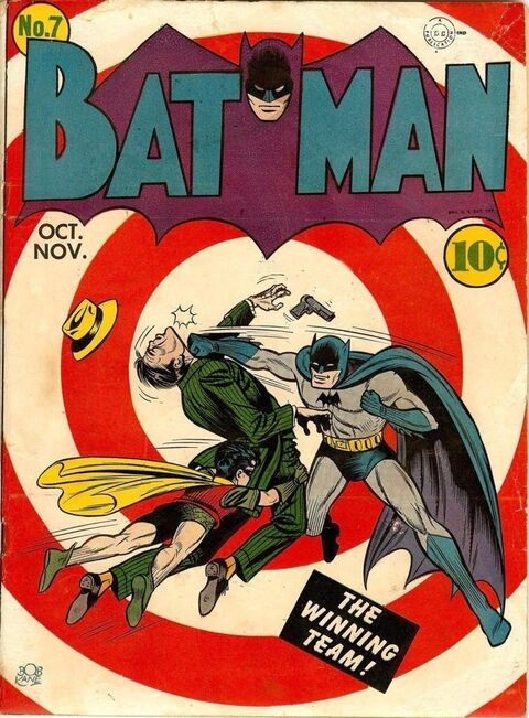 Vintage Batman No.7 Comic Cover