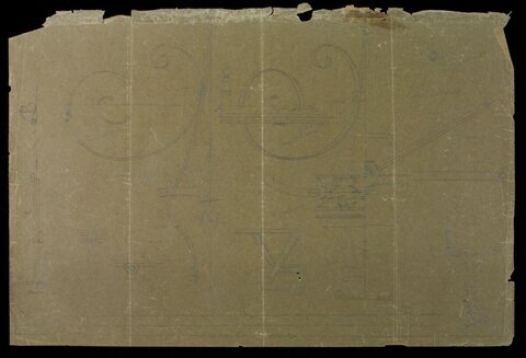 Vintage Architectural Detail Sketch