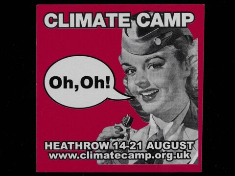 Climate Camp Heathrow Event Sticker