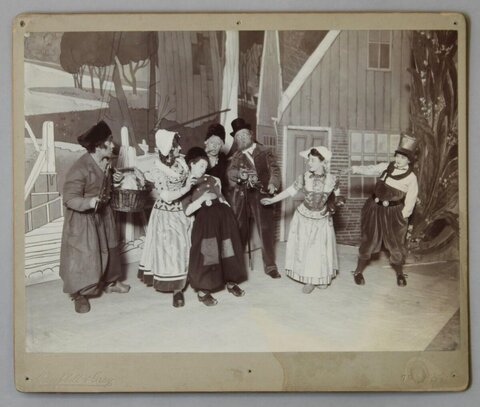 Vintage Theatrical Stage Performance