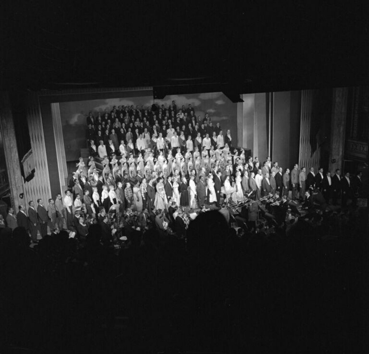 Large Choir Stage Performance