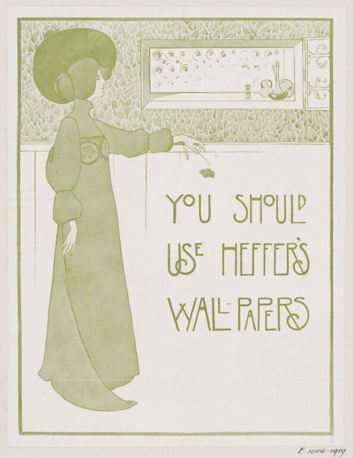 Heffer's Wall Papers Vintage Ad