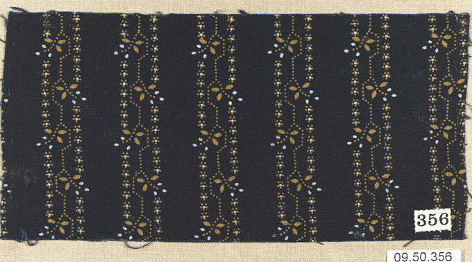 Black Vertical Pattern Textile Swatch