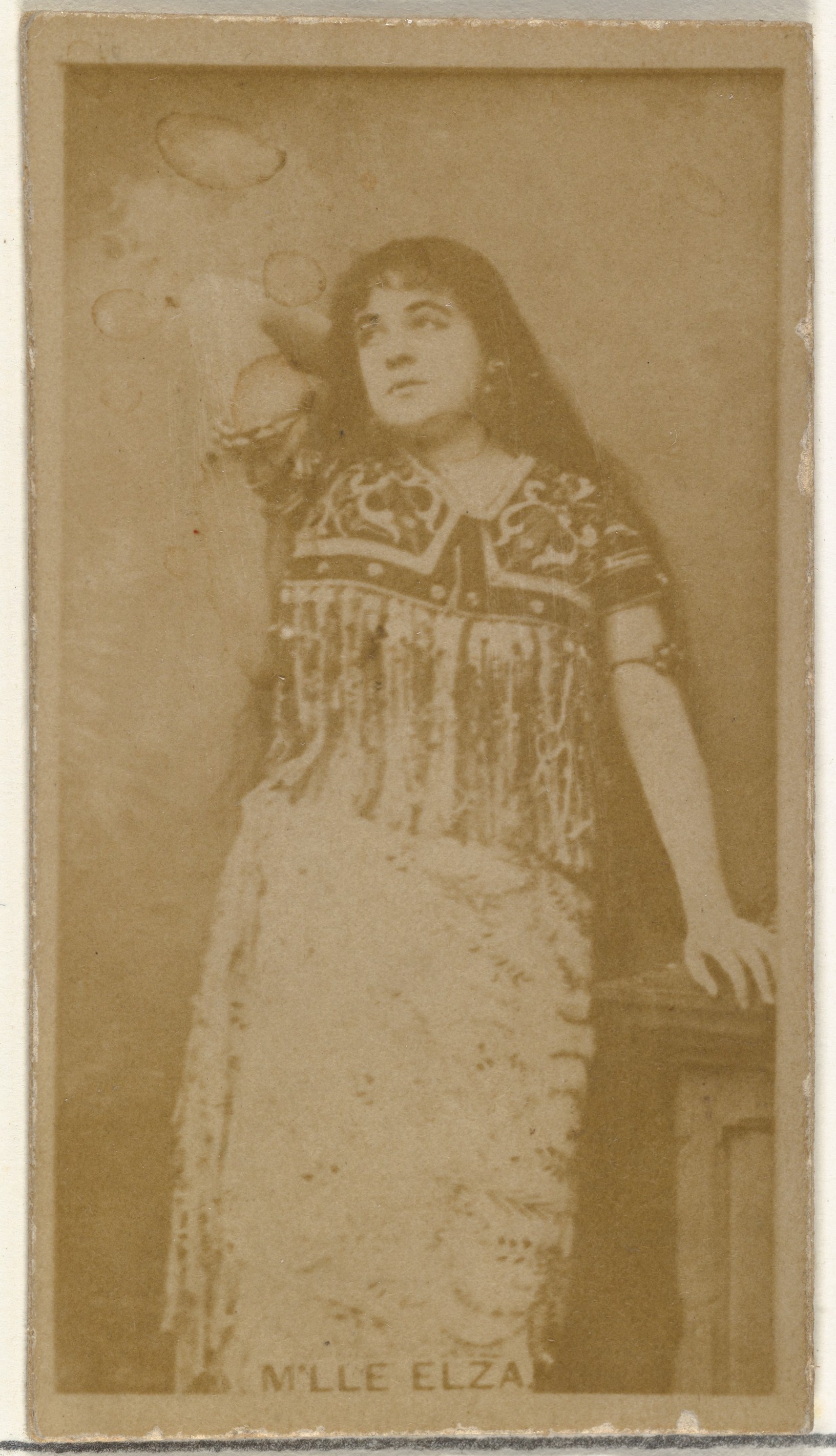 Vintage Portrait of Mlle Elza