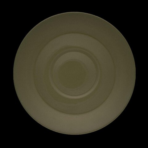 Plain White Circular Plate