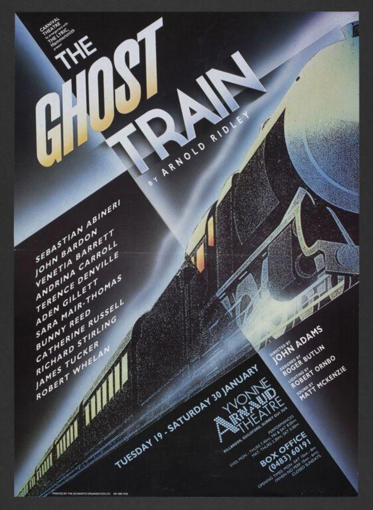 The Ghost Train Theatre Poster