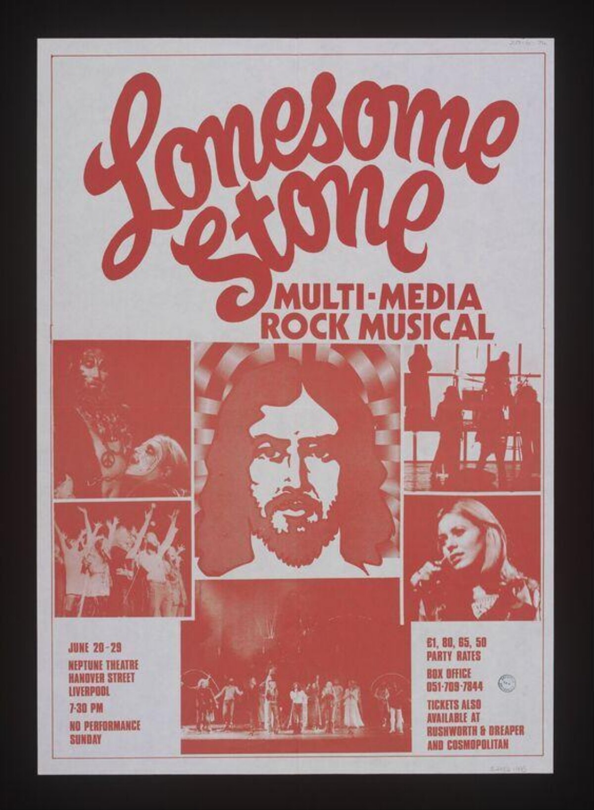 Lonesome Stone Rock Musical Poster