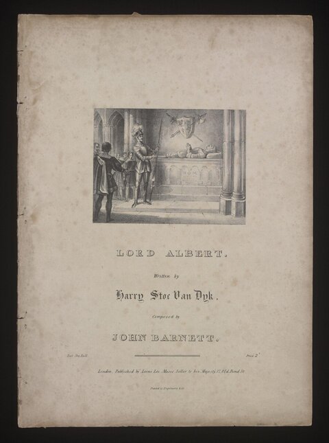 Lord Albert Sheet Music Cover