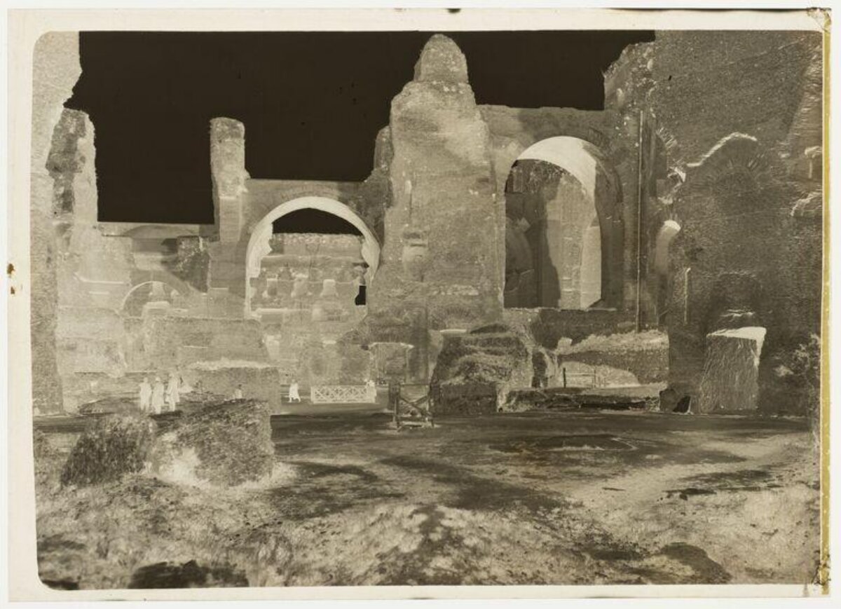 Ancient Roman Ruins Vintage Photo