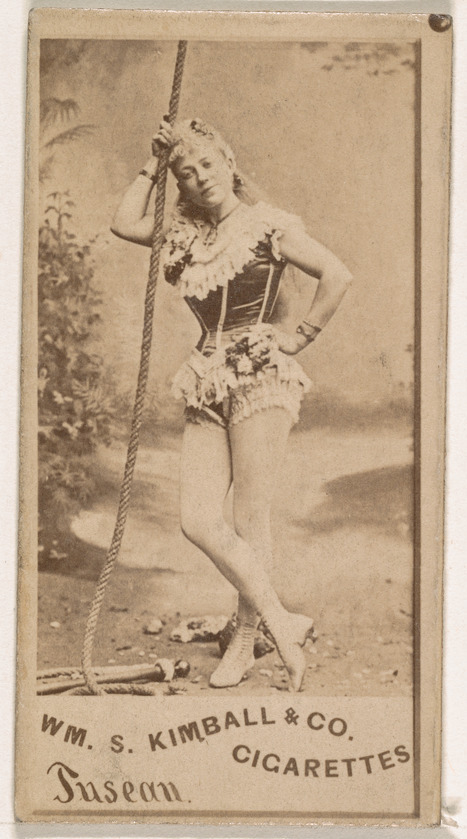Vintage Cigarette Card of Performer Susean