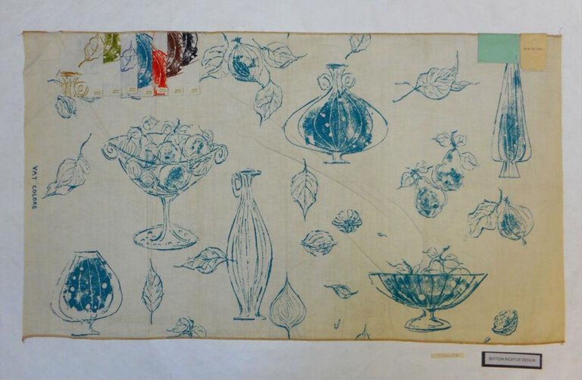 Vintage Textile Still Life Design