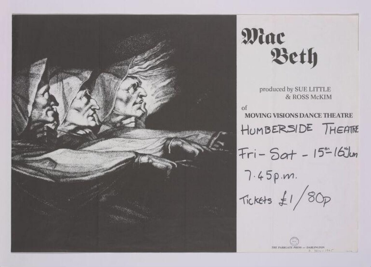 Mac Beth Theatre Performance Poster