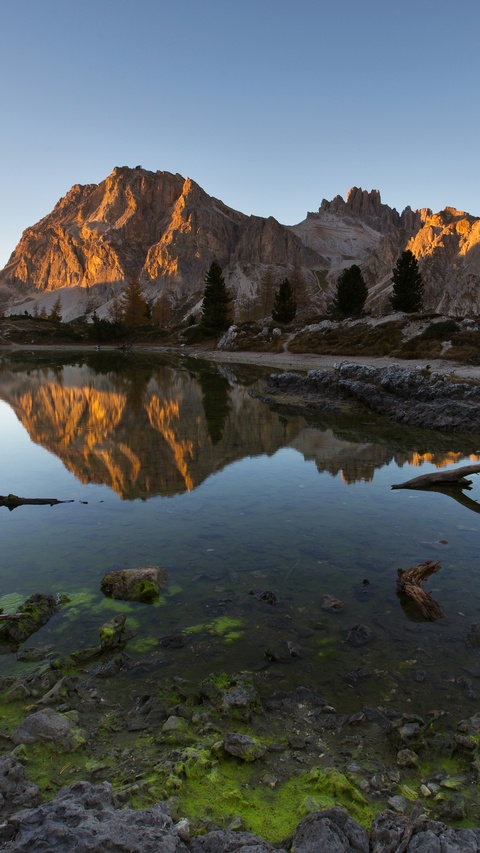Alpine Mountain Lake Reflection