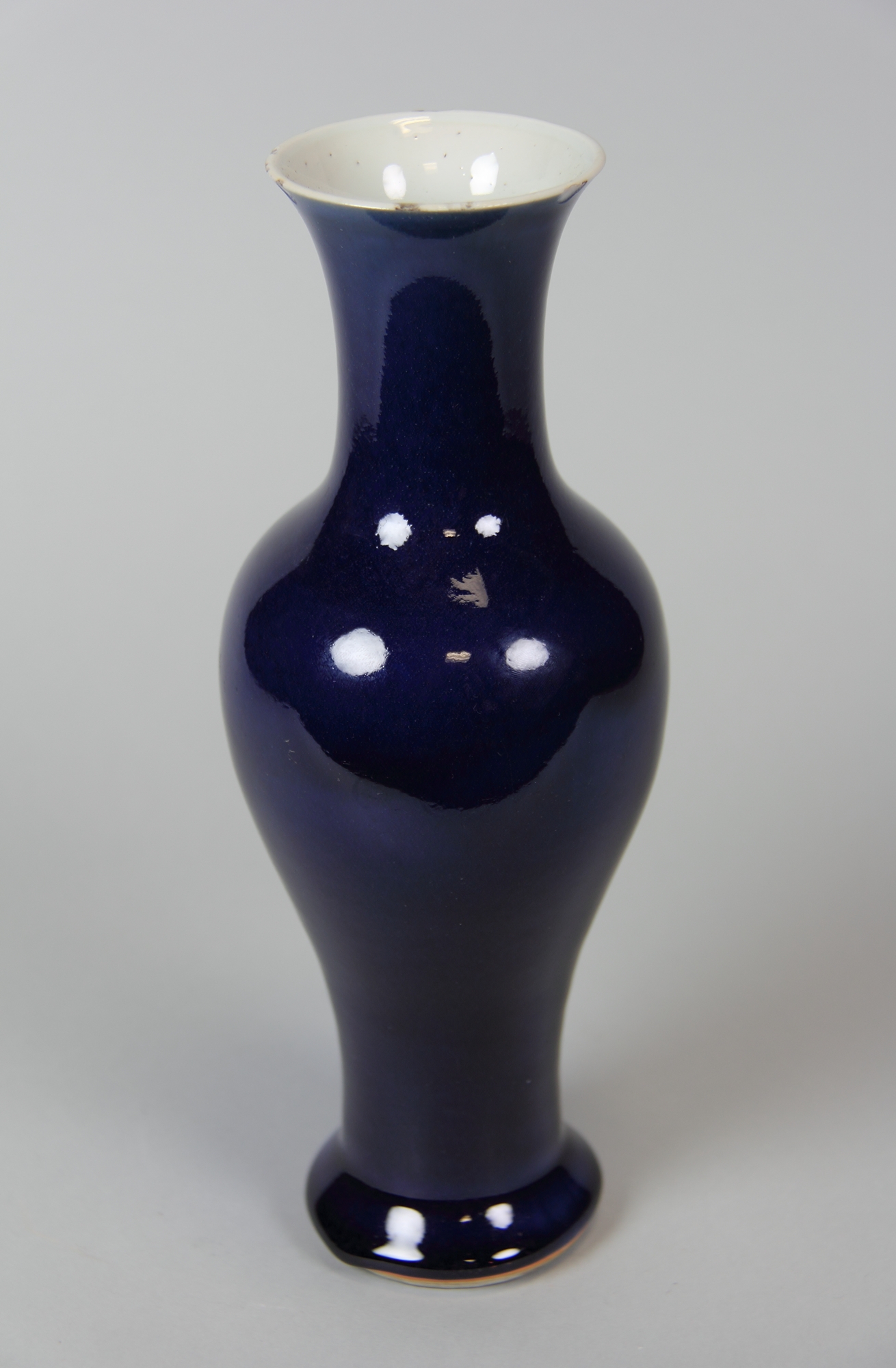 Blue Glazed Porcelain Vase