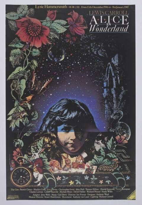 Alice in Wonderland Stage Poster