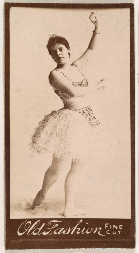 Vintage Photo of Dancing Ballerina
