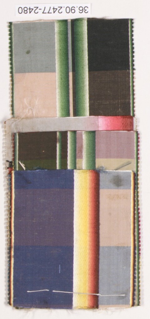 Stacked Multicolor Fabric Swatches