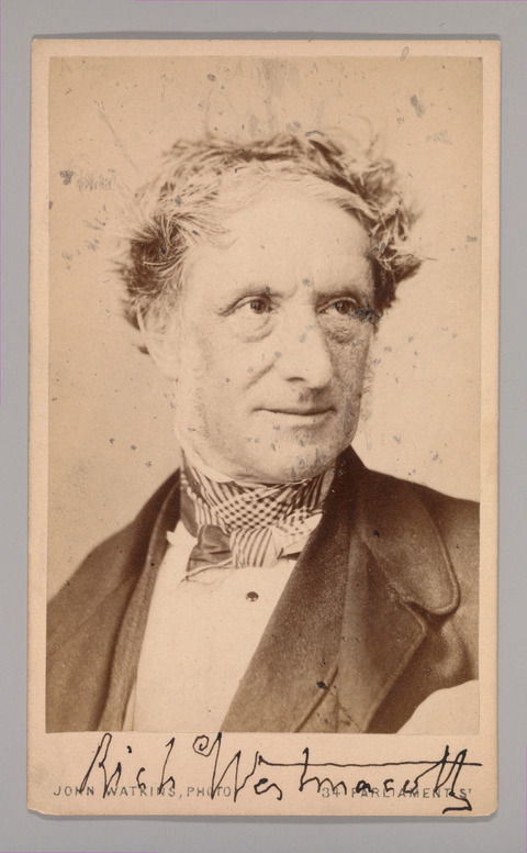 Signed Vintage Portrait of Richard Westmacott