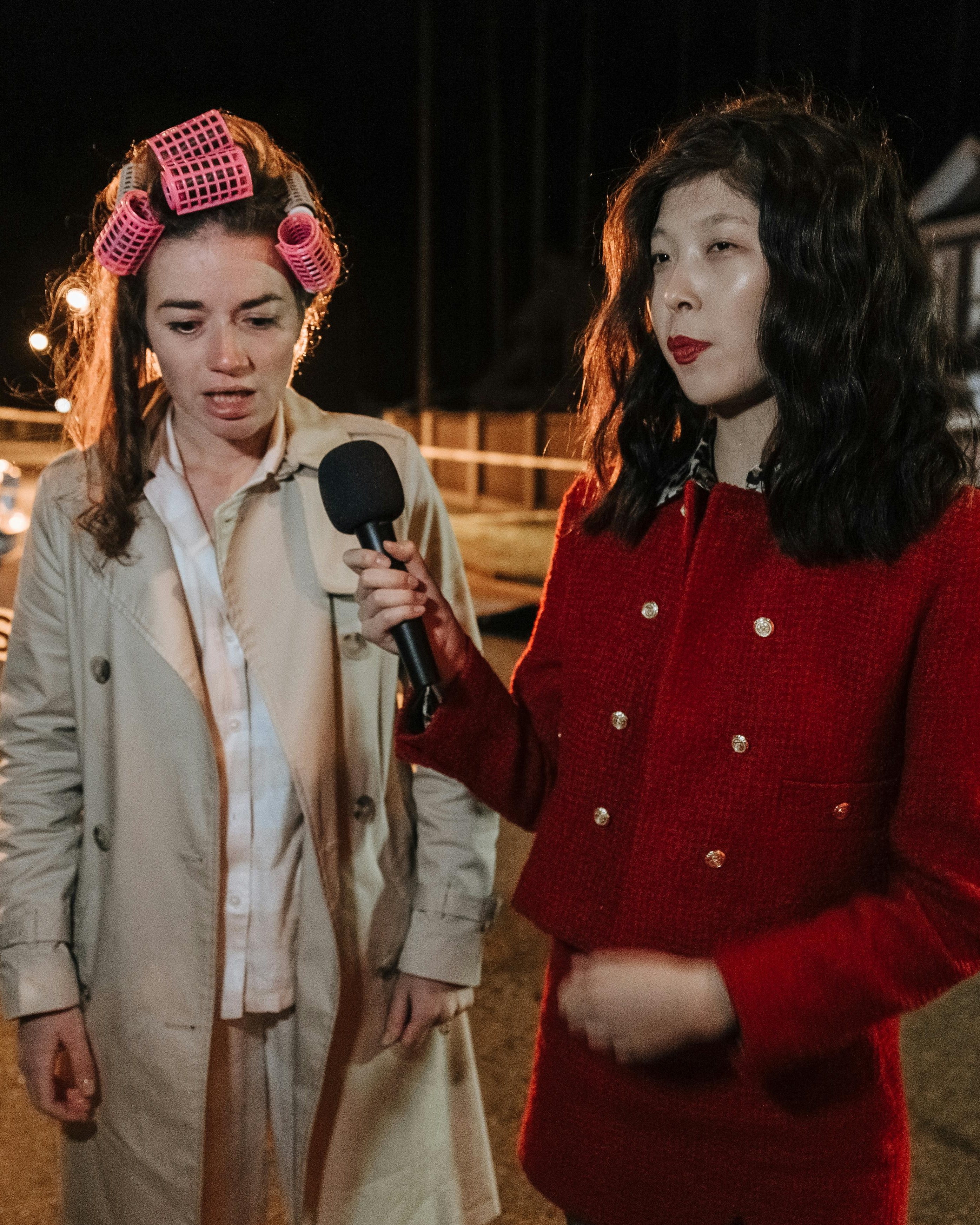 Night Street Interview With Two Women