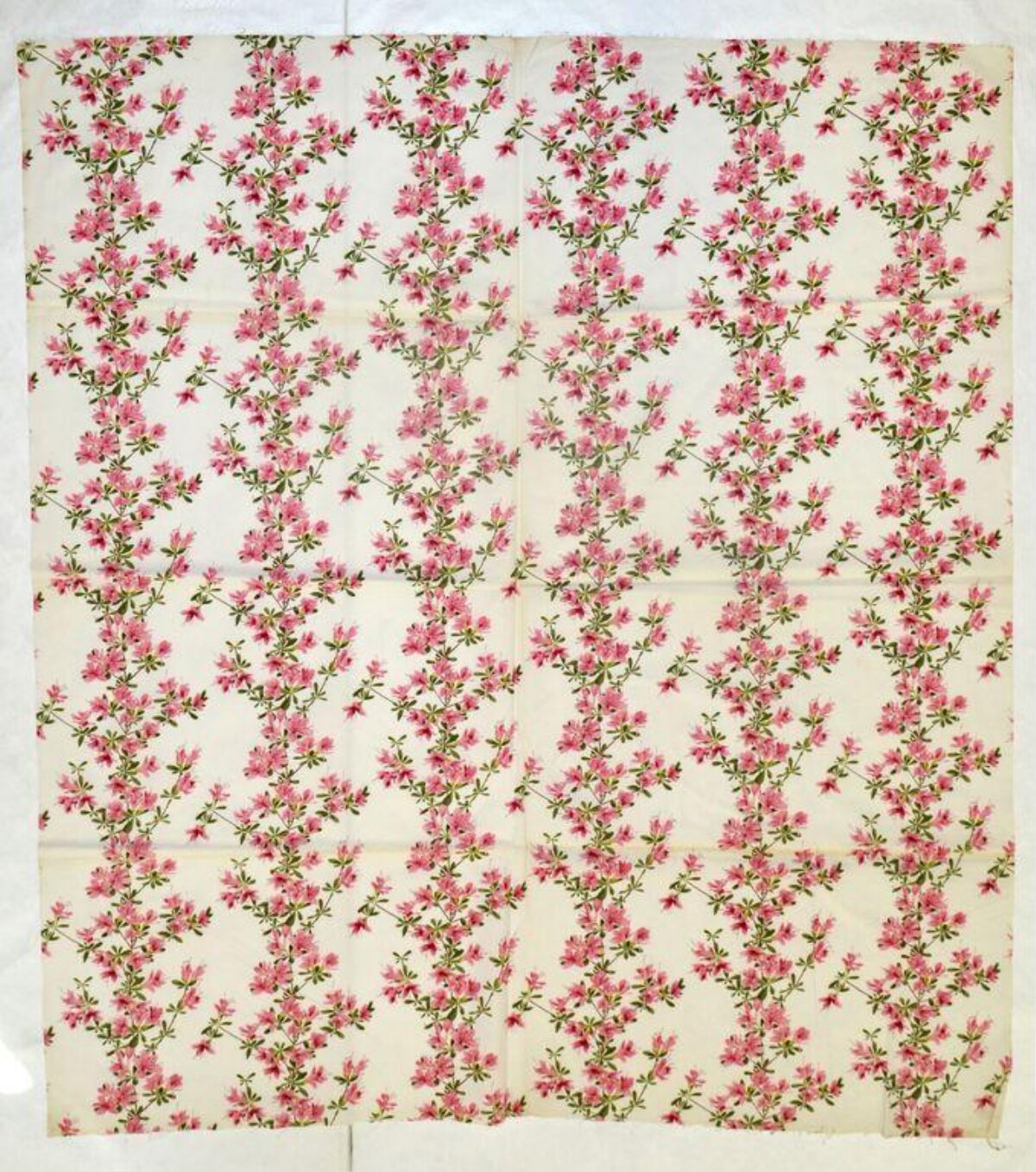 Pink Azalea Floral Textile Pattern