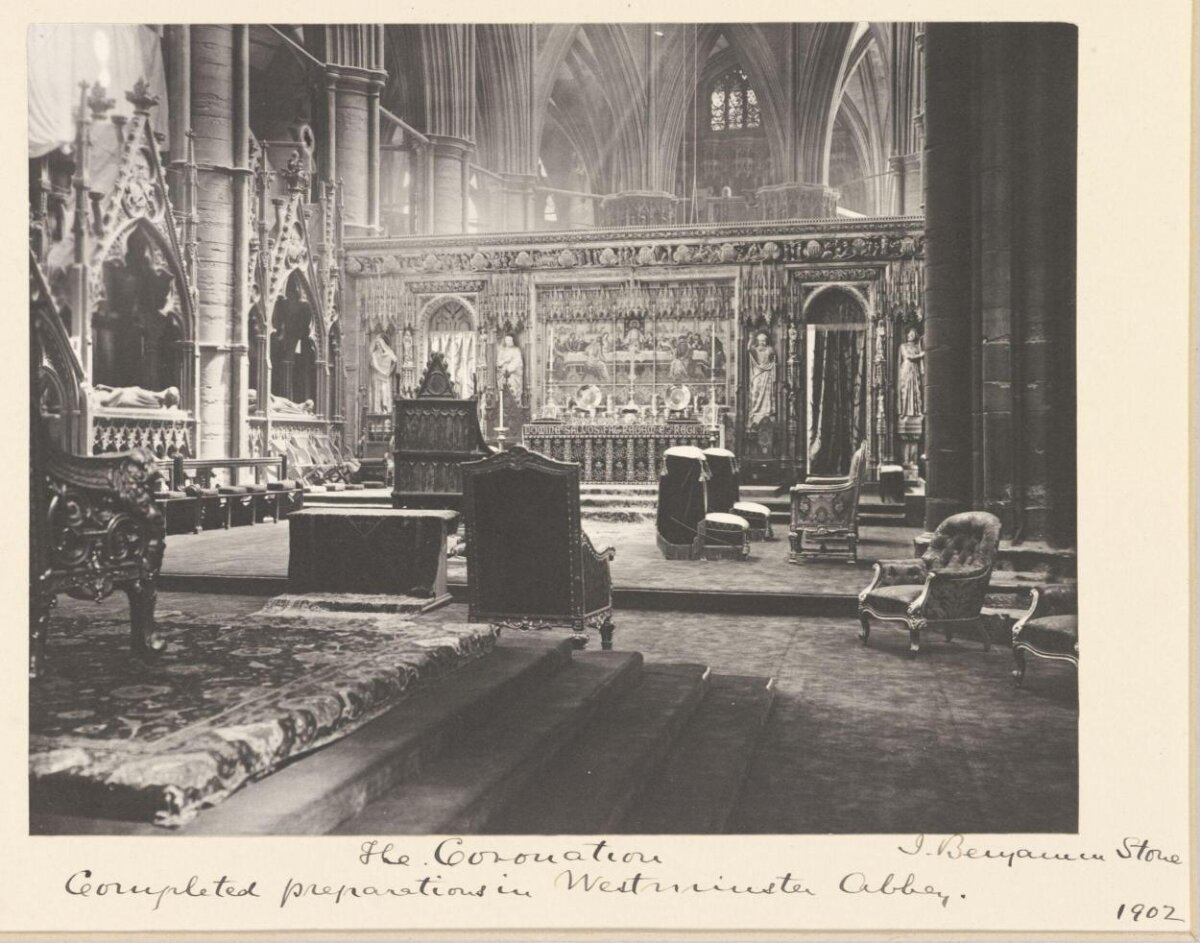 1902 Coronation Preparations at Westminster Abbey