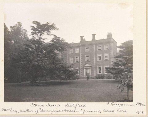 Stowe House Lichfield 1908