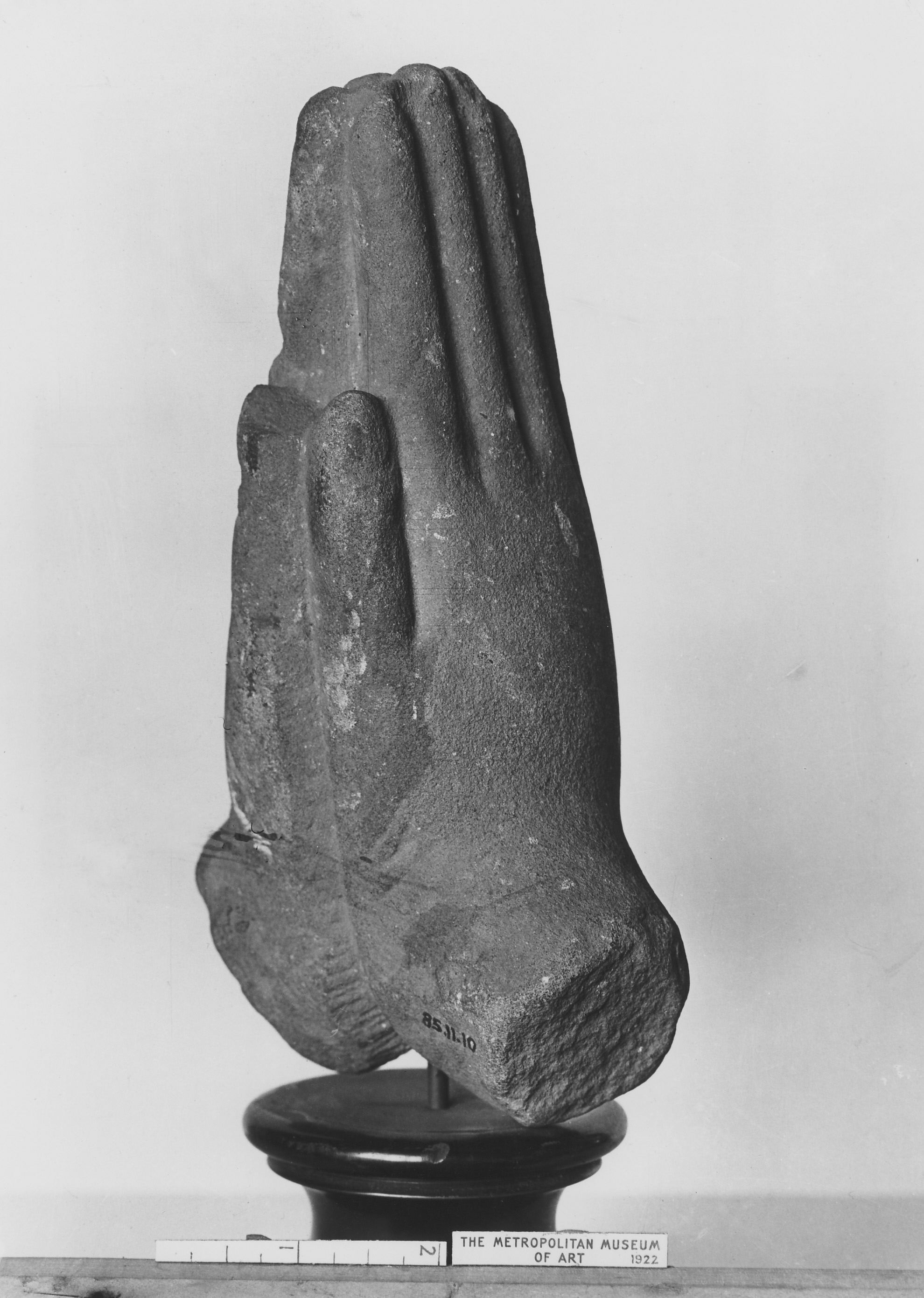 Ancient Stone Hand Sculpture Fragment