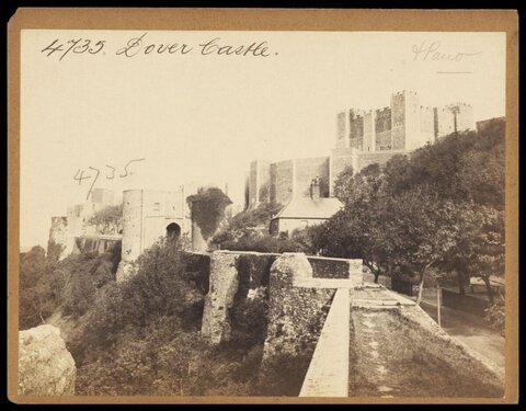 Vintage View of Dover Castle