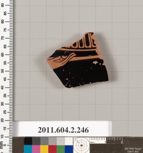Ancient Attic Pottery Fragment